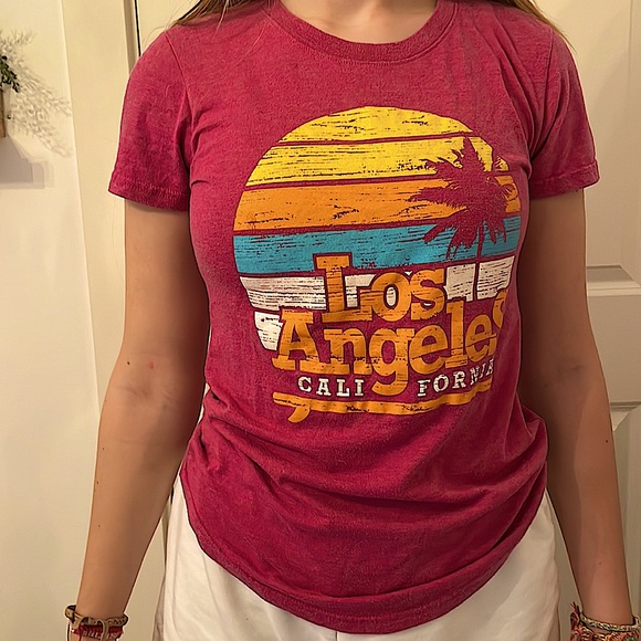 Cute Los Angles 100% Cotton T-Shirt - Picture 2 of 3